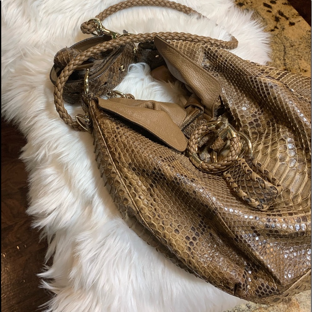 💕⬇️ SALE ⬇️💕 Gucci Python Hobo - Picture 11 of 17
